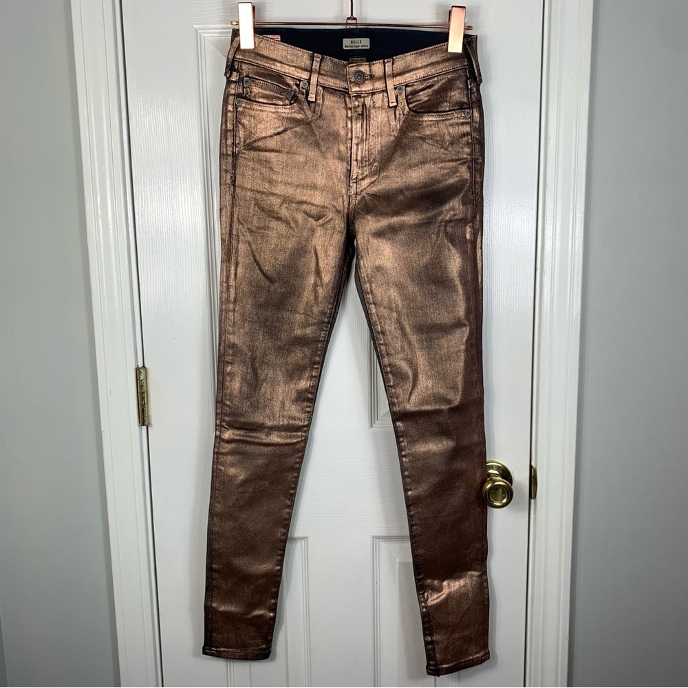 True Religion Womens 28 Hallie Mid Rise Super Skinny